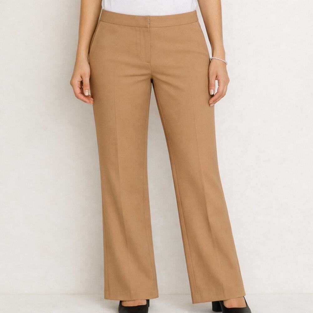 Ann Taylor Women's Signature Trouser Tan Size 10
